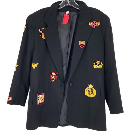Unknown Jackets & Blazers - Classic Black Military Jacket | Perfect for Any Occasion